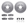 4512-47091 Geospec Brake Rotors w/5000 Advanced Brake Pads Kit & Hardware, 2011-2019 GM, Position: Rear - image 1