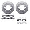 4512-48118 Geospec Brake Rotors w/5000 Advanced Brake Pads Kit & Hardware, 2001-2010 GM, Position: Rear - image 1