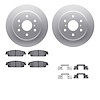 4512-48134 Geospec Brake Rotors w/5000 Advanced Brake Pads Kit & Hardware, 2014-2020 GM, Position: Rear - image 1