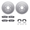 4512-48136 Geospec Brake Rotors w/5000 Advanced Brake Pads Kit & Hardware, 2007-2010 GM, Position: Rear - image 1
