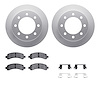 4512-48244 Geospec Brake Rotors w/5000 Advanced Brake Pads Kit & Hardware, 2018-2020 GM, Position: Rear - image 1