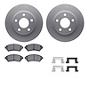 4512-52025 Geospec Brake Rotors w/5000 Advanced Brake Pads Kit & Hardware, 1997-2005 GM, Position: Front - image 1