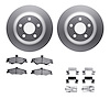 4512-52027 Geospec Brake Rotors w/5000 Advanced Brake Pads Kit & Hardware, 1998-2002 GM, Position: Rear - image 1