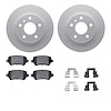 4512-53020 Geospec Brake Rotors w/5000 Advanced Brake Pads Kit & Hardware, 2002-2008 GM, Position: Rear - image 1