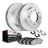 4512-54133 Geospec Brake Rotors w/5000 Advanced Brake Pads Kit & Hardware, 2010-2012 Ford/Lincoln/Mercury/Mazda, Position: Rear - image 1