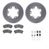 4512-54234 Geospec Brake Rotors w/5000 Advanced Brake Pads Kit & Hardware, Fits Select Ford/Lincoln/Mercury/Mazda, Position: Rea - image 1