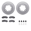 4512-54245 Geospec Brake Rotors w/5000 Advanced Brake Pads Kit & Hardware, Fits Select Ford/Lincoln/Mercury/Mazda, Position: Rea - image 1