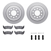 4512-55009 Geospec Brake Rotors w/5000 Advanced Brake Pads Kit & Hardware, 2003-2011 Ford/Lincoln/Mercury/Mazda, Position: Rear - image 1