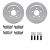 4512-56012 Geospec Brake Rotors w/5000 Advanced Brake Pads Kit & Hardware, 1996-2002 Ford/Lincoln/Mercury/Mazda, Position: Rear - image 1