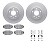 4512-56013 Geospec Brake Rotors w/5000 Advanced Brake Pads Kit & Hardware, 1998-2002 Ford/Lincoln/Mercury/Mazda, Position: Front - image 1