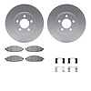 4512-56015 Geospec Brake Rotors w/5000 Advanced Brake Pads Kit & Hardware, 2003-2011 Ford/Lincoln/Mercury/Mazda, Position: Front - image 1