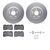 4512-58033 Geospec Brake Rotors w/5000 Advanced Brake Pads Kit & Hardware, 2004-2008 Acura/Honda, Position: Front - image 1