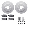 4512-59103 Geospec Brake Rotors w/5000 Advanced Brake Pads Kit & Hardware, 1990-1993 Acura/Honda, Position: Front - image 1