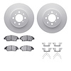 4512-59107 Geospec Brake Rotors w/5000 Advanced Brake Pads Kit & Hardware, 2009-2014 Acura/Honda, Position: Front - image 1