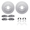 4512-59108 Geospec Brake Rotors w/5000 Advanced Brake Pads Kit & Hardware, 1996-2014 Acura/Honda, Position: Front - image 1
