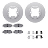 4512-59109 Geospec Brake Rotors w/5000 Advanced Brake Pads Kit & Hardware, 1990-1997 Acura/Honda, Position: Front - image 1