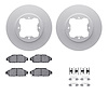 4512-59110 Geospec Brake Rotors w/5000 Advanced Brake Pads Kit & Hardware, 1990-1993 Acura/Honda, Position: Front - image 1