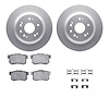 4512-59132 Geospec Brake Rotors w/5000 Advanced Brake Pads Kit & Hardware, 2010-2015 Acura/Honda, Position: Rear - image 1