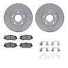4512-59133 Geospec Brake Rotors w/5000 Advanced Brake Pads Kit & Hardware, 2013-2014 Acura/Honda, Position: Front - image 1