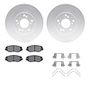 4512-59151 Geospec Brake Rotors w/5000 Advanced Brake Pads Kit & Hardware, 2002-2015 Acura/Honda, Position: Front - image 1
