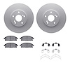 4512-59153 Geospec Brake Rotors w/5000 Advanced Brake Pads Kit & Hardware, 2003-2006 Acura/Honda, Position: Front - image 1