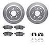4512-59170 Geospec Brake Rotors w/5000 Advanced Brake Pads Kit & Hardware, 2005-2010 Acura/Honda, Position: Rear - image 1