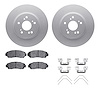 4512-59176 Geospec Brake Rotors w/5000 Advanced Brake Pads Kit & Hardware, 2007-2016 Acura/Honda, Position: Front - image 1