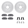 4512-59189 Geospec Brake Rotors w/5000 Advanced Brake Pads Kit & Hardware, 2016-2016 Acura/Honda, Position: Rear - image 1