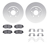 4512-59191 Geospec Brake Rotors w/5000 Advanced Brake Pads Kit & Hardware, 2016-2021 Acura/Honda, Position: Front - image 1