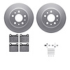 4512-63118 Geospec Brake Rotors w/5000 Advanced Brake Pads Kit & Hardware, 1967-1991 Mercedes-Benz, Position: Rear - image 1