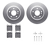 4512-63135 Geospec Brake Rotors w/5000 Advanced Brake Pads Kit & Hardware, 1994-2000 Mercedes-Benz, Position: Rear - image 1