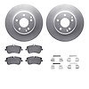 4512-63150 Geospec Brake Rotors w/5000 Advanced Brake Pads Kit & Hardware, 2001-2005 Mercedes-Benz, Position: Front - image 1