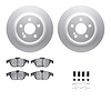 4512-63161 Geospec Brake Rotors w/5000 Advanced Brake Pads Kit & Hardware, 2010-2015 Mercedes-Benz, Position: Rear - image 1