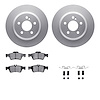 4512-63174 Geospec Brake Rotors w/5000 Advanced Brake Pads Kit & Hardware, 2003-2006 Mercedes-Benz, Position: Rear - image 1