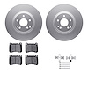 4512-63179 Geospec Brake Rotors w/5000 Advanced Brake Pads Kit & Hardware, 2006-2007 Mercedes-Benz, Position: Front - image 1
