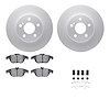 4512-63187 Geospec Brake Rotors w/5000 Advanced Brake Pads Kit & Hardware, 2010-2015 Mercedes-Benz, Position: Rear