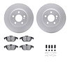 4512-63190 Geospec Brake Rotors w/5000 Advanced Brake Pads Kit & Hardware, 2008-2015 Mercedes-Benz, Position: Rear - image 1
