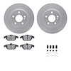 4512-63191 Geospec Brake Rotors w/5000 Advanced Brake Pads Kit & Hardware, 2010-2017 Mercedes-Benz, Position: Rear