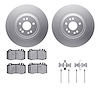 4512-63210 Geospec Brake Rotors w/5000 Advanced Brake Pads Kit & Hardware, 2000-2005 Mercedes-Benz, Position: Front - image 1
