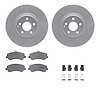 4512-63217 Geospec Brake Rotors w/5000 Advanced Brake Pads Kit & Hardware, 2009-2015 Mercedes-Benz, Position: Front - image 1
