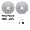 4512-63233 Geospec Brake Rotors w/5000 Advanced Brake Pads Kit & Hardware, 2013-2016 Mercedes-Benz, Position: Front - image 1