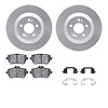 4512-63243 Geospec Brake Rotors w/5000 Advanced Brake Pads Kit & Hardware, 2015-2021 Mercedes-Benz, Position: Rear - image 1