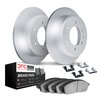 4512-63246 Geospec Brake Rotors w/5000 Advanced Brake Pads Kit & Hardware, Fits Select Multiple Makes/Models, Position: Rear - image 2