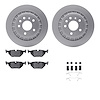 4512-65035 Geospec Brake Rotors w/5000 Advanced Brake Pads Kit & Hardware, 2002-2010 GM, Position: Rear - image 1