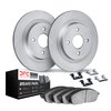4512-67082 Geospec Brake Rotors w/5000 Advanced Brake Pads Kit & Hardware, 1991-2001 Infiniti/Nissan, Position: Rear - image 2