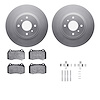 4512-67099 Geospec Brake Rotors w/5000 Advanced Brake Pads Kit & Hardware, 2004-2006 Infiniti/Nissan, Position: Front - image 1