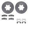 4512-67119 Geospec Brake Rotors w/5000 Advanced Brake Pads Kit & Hardware, 1985-2002 Infiniti/Nissan, Position: Front - image 1