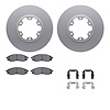 4512-67123 Geospec Brake Rotors w/5000 Advanced Brake Pads Kit & Hardware, 2000-2004 Infiniti/Nissan, Position: Front - image 1