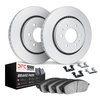 4512-67136 Geospec Brake Rotors w/5000 Advanced Brake Pads Kit & Hardware, Fits Select Multiple Makes/Models, Position: Rear - image 2