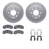 4512-72048 Geospec Brake Rotors w/5000 Advanced Brake Pads Kit & Hardware, 1998-1998 Mitsubishi, Position: Front - image 1